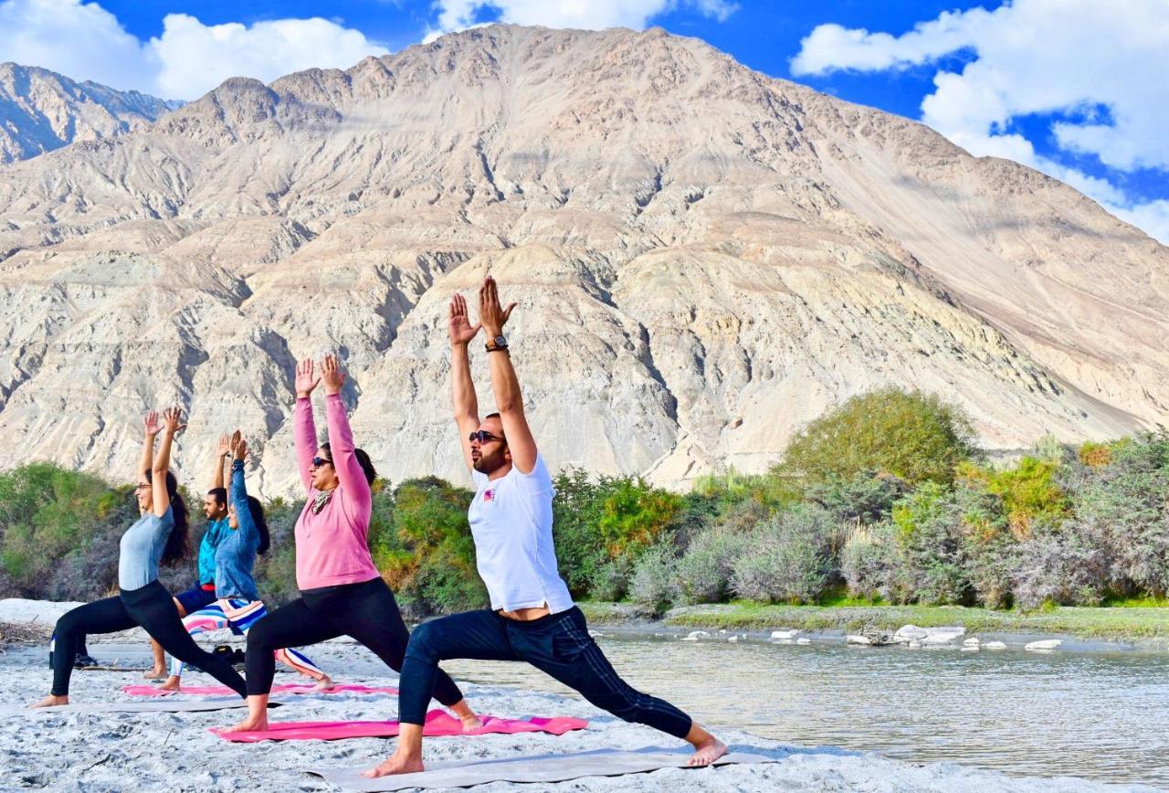 Lchang Nang Retreat-The House Of Trees-Nubra Valley Hotel Sumur Екстериор снимка