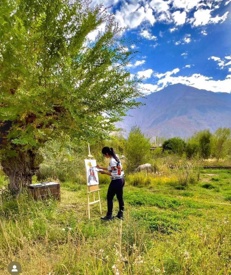 Lchang Nang Retreat-The House Of Trees-Nubra Valley Hotel Sumur Екстериор снимка