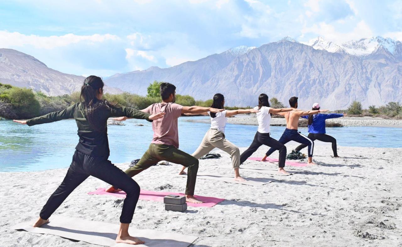 Lchang Nang Retreat-The House Of Trees-Nubra Valley Hotel Sumur Екстериор снимка